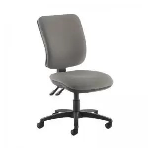 image of Senza high back operator chair with no arms - Slip Grey