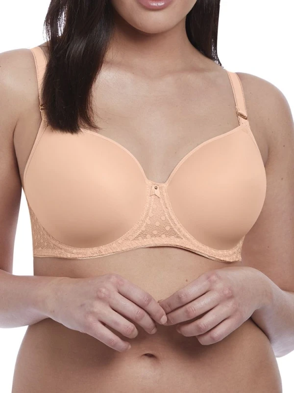 Image of Freya Womens Starlight Moulded T-Shirt Bra in Nude Size: 38G Nude Female 38G