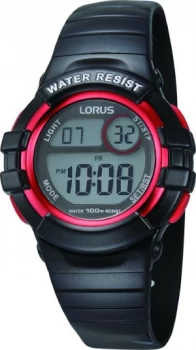 Image of Lorus Black Resin Strap Watch