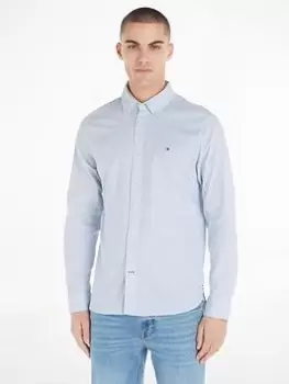Image of Tommy Hilfiger Core 1985 Flex Oxford Rf Shirt, Blue Size M Men