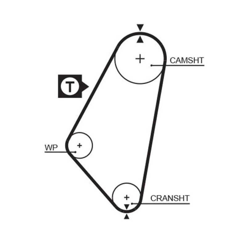 Image of GATES Timing Belt GATES 5083