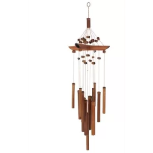 image of Bamboo Windchime with Beads