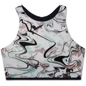 Image of Under Armour Breathe Marble Sports Bra Womens - Black