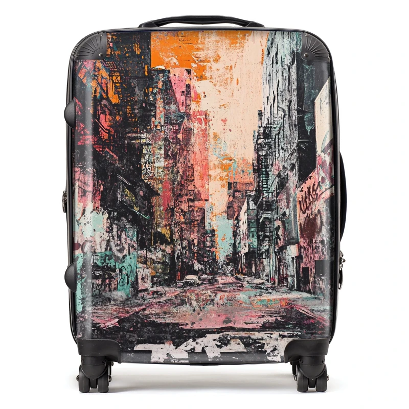 Image of Designer Luggage Jasper Reed: 00023 Suitcase Size: Large Multicolor Unisex Large