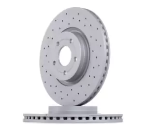 image of ZIMMERMANN Brake disc FORD,VOLVO 250.1372.52 1770767,1829608,1844117 Brake rotor,Brake discs,Brake rotors CV611125FA,CV611125GA,31381376,31400938