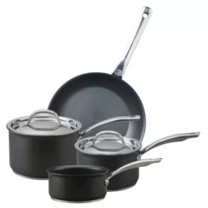 image of Circulon Excellence 4 Piece Pan Set (16cm milk, 16/18cm saucepan, 26cm skillet)