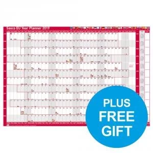 Image of Sasco 2019 Mounted EU Year Planner Landscape 2401938