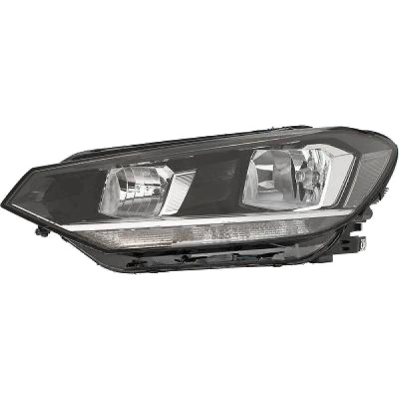 Image of DIEDERICHS 2297081 Headlights PW24W, Priority Parts, Left, with motor for headlamp levelling, Halogen Headlight (259)