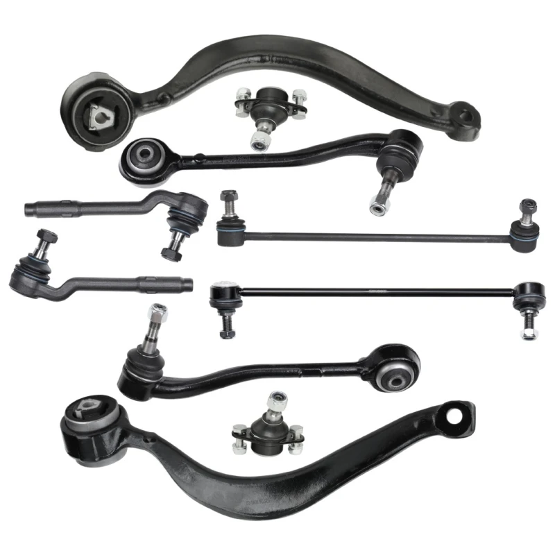 Image of RIDEX 772S0437 Control arm repair kit Front Axle, Control Arm Steel Suspension Kit (772)