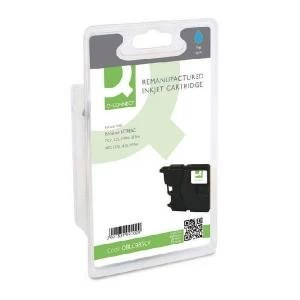 Image of Q-Connect Brother Remanufactured Cyan Inkjet Cartridge LC985C