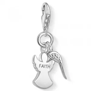 Image of THOMAS SABO Silver Angel Faith Charm 1317-001-12