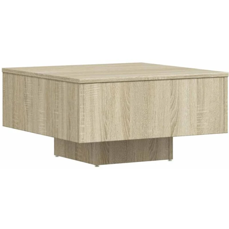 Image of VIDAXL Coffee Table Sonoma Oak 60x60x31.5cm Engineered Wood Vidaxl 8720286560891