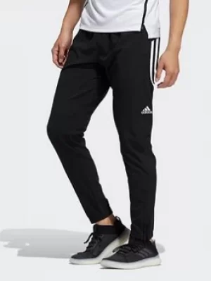 Image of adidas Player 3-stripes Windbreaker Joggers, Black Size M Men