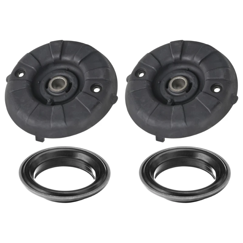 Image of RIDEX 1180S0438 Top strut mount Front Axle, with bearing(s) Suspension Strut Support Bearing (1180)