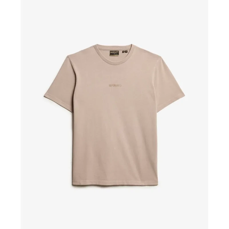Image of Superdry Micro-logo T-Shirt Superdry Beige Male M