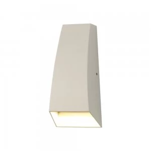 image of Wall Down Lamp, 6W LED, 3000K, 420lm, IP54, Sand White