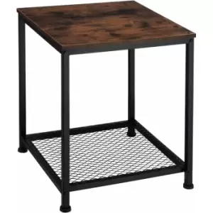 Image of Tectake - Bedside table Derby - coffee table, lamp table, side table - industrial dark - industrial dark