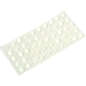 image of Wickes 8mm Protective Bumpers for Cupboard Doors and Drawers - Pack of 50