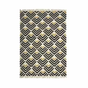 Image of Soft Geo Wool Rug