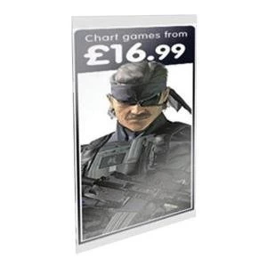 Image of A3 Portrait Self Cling Poster Holder SCHLA3