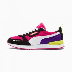 Womens PUMA R78 Runner Trainers, Beetroot Purple/Black/White Size 7 Shoes