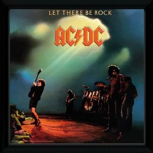 Image of AC/DC Let There Be Rock 12" x 12" Framed Album Cover