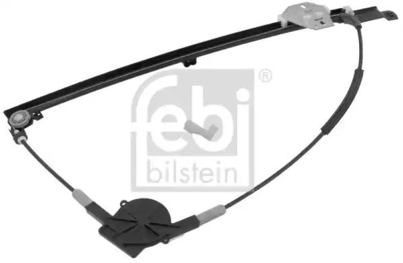 Image of FEBI BILSTEIN 100492 Window regulator Left Front, Operating Mode: Electric, without electric motor Window Winder (1561)