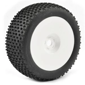 Image of Fastrax 1:8 Truggy X-Block Mtd On White Dished 0 Offset(Pr)