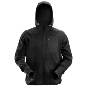 Image of Snickers 8041 Flexi Work Fleece Hoodie BLACK/BLACK XL