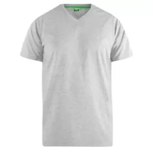 Image of Duke Mens D555 Kingsize Signature-1 Cotton T-Shirt (3XL) (Grey)