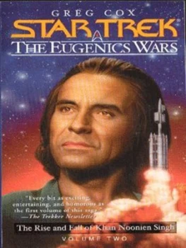 Image of The Rise and Fall of Khan Noonien Singh by Greg Cox Book