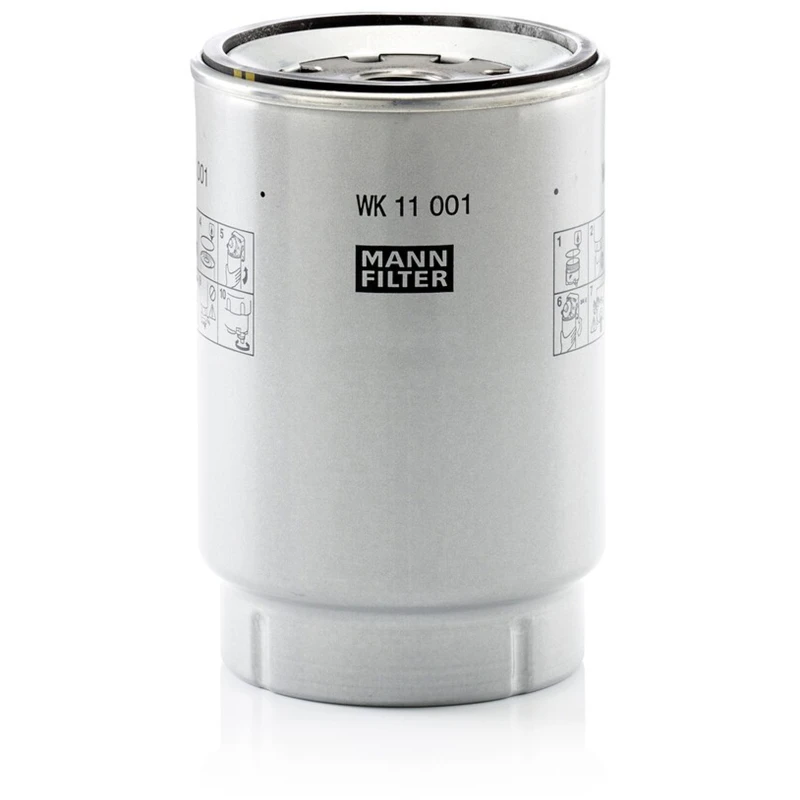 Image of MANN-FILTER WK 11 001 x Fuel Filter with gasket/seal Fuel filter (9)