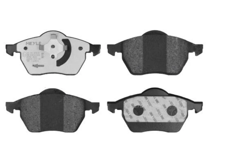 Image of MEYLE 025 216 2419/PD Brake pad set Front Axle, prepared for wear warning indicator, MEYLE-PD Quality, with anti-squeak plate Brake Pad Set,disc brak
