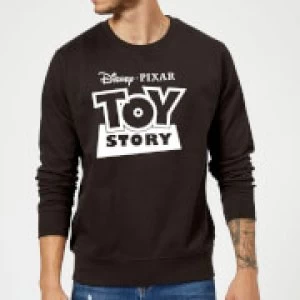 image of Toy Story Logo Outline Sweatshirt - Black