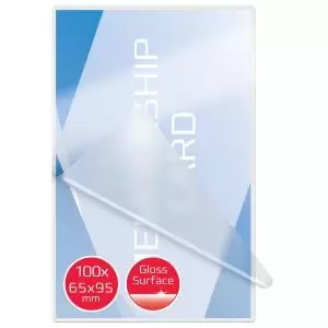Image of GBC Card Pouch 65x95mm 250 micron Clear 100 3740432