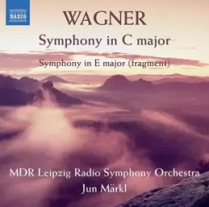 image of Wagner Symphony in C Major/Symphony in E Major Fragment by Richard Wagner CD Album