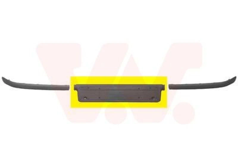 Image of VAN WEZEL Bumper moulding VAN WEZEL 0649580