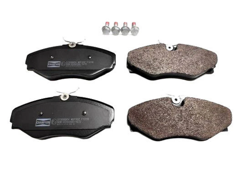 Image of CHAMPION 573099CH Brake pad set not prepared for wear warning indicator Brake Pad Set,disc brake (402)