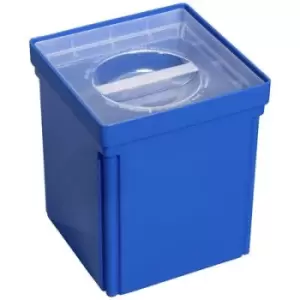 image of Allit EuroPlus Insert L 130/3 blau Box (W x H x D) 108 x 130 x 108mm No. of compartments: 1