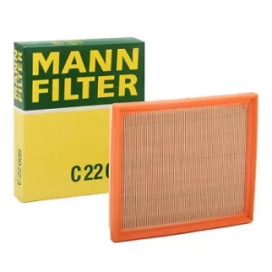 Image of MANN-FILTER Air Filter LEXUS,TOYOTA C 22 009 178010T040,178010T050,1780137020 Engine Filter 1780137021