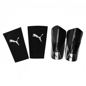 Puma One Slip Shin Guards - BLACK/SILVER