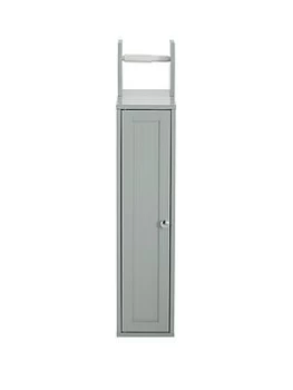 Lloyd Pascal Portland Storage Toilet Roll Holder - Grey