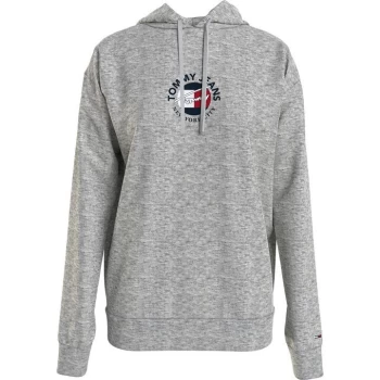 image of Tommy Jeans Relaxed Timeless Hoodie - Lt Grey Htr