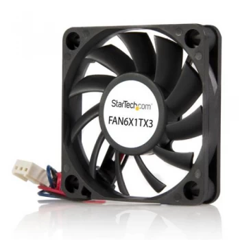 image of StarTech 60x10mm Replacement Ball Bearing Computer Case Fan with TX3 Connector