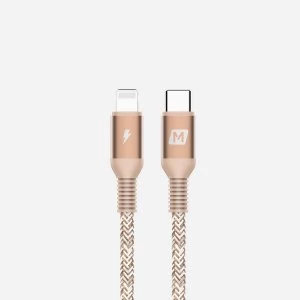 Image of Momax Elite Link Lightning to Type-C Cable (1.2M) - Gold