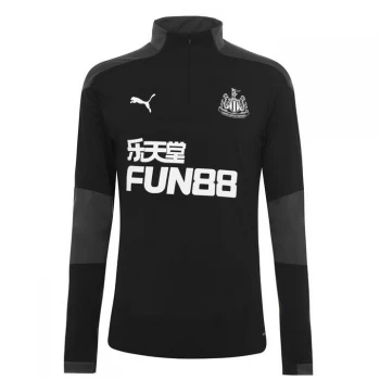 Puma Newcastle United Zip Training Top 2020 2021 - Black/Asphalt