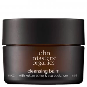 image of John Masters Organics Cleansing Balm with Kokum Butter & Sea Buckthorn 80g