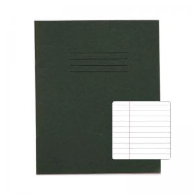 Image of Rhino 200 x 165mm Exercise Book 48 Page Dark Green F8M (10 Pack) PVEX342-192-4