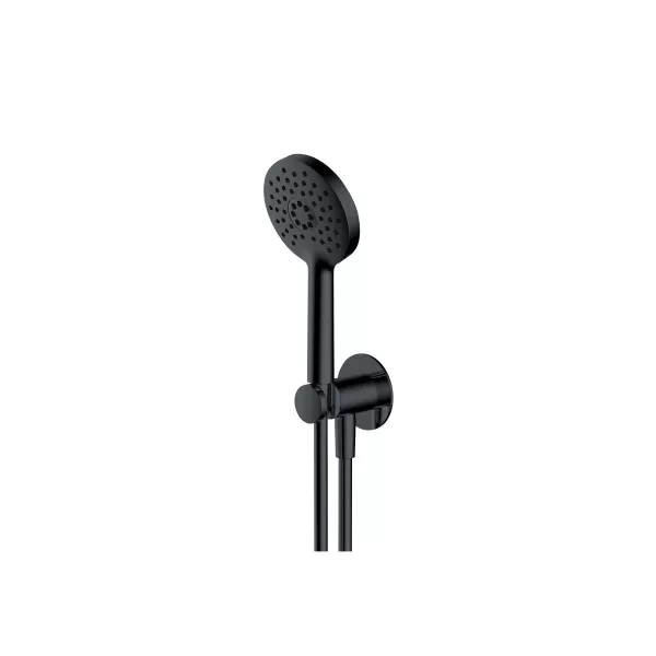 Image of RAK Petit Round Wall Mounted Shower Set - Matt Black