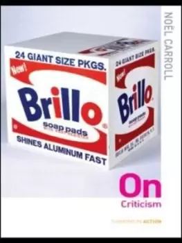 Image of On criticism by Nol Carroll